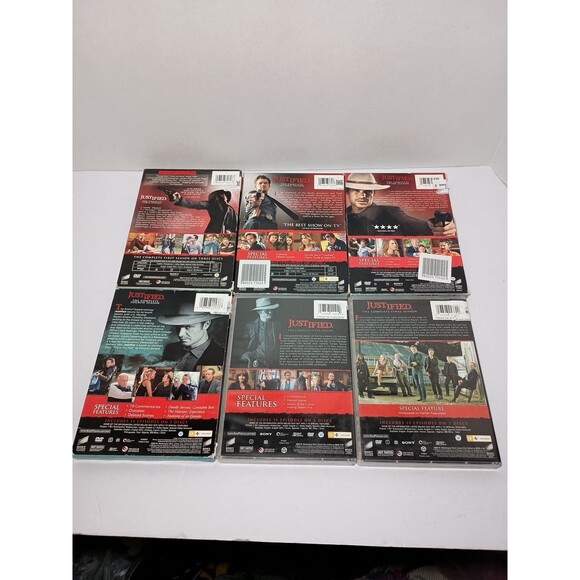 Justified Complete Series (DVD, Seasons 1–6, 18-Disc Set) - Picture 8 of 14